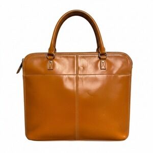 Latico Bag Orange Leather Shoulder Messenger Laptop Briefcase‎ Handbag